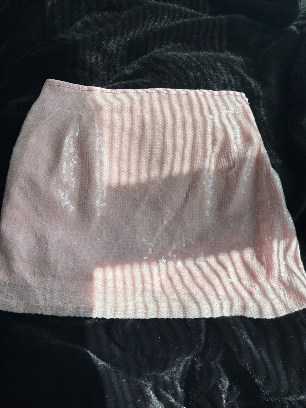 MISSGUIDED Pink Sequin Mini Skirt | Y2K Sparkle Party Skirt | Birthday 🩷